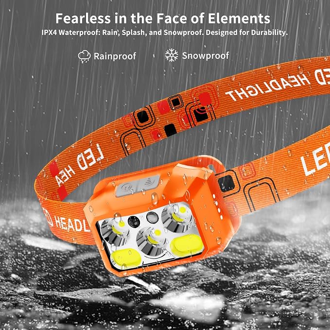 Headlamp Rechargeable LED, 800 Lumens - Image 7
