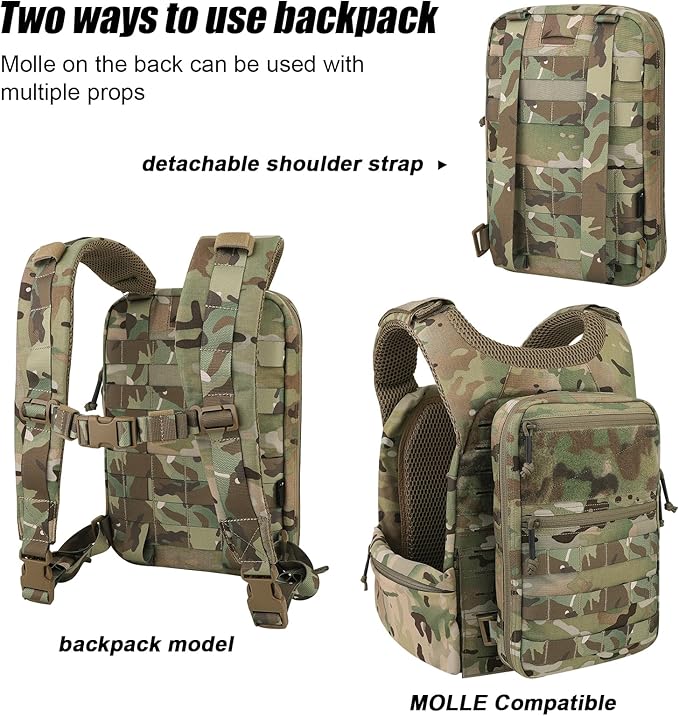 PETAC GEAR Tactical Molle Hydration Pack - Image 2