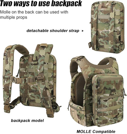 PETAC GEAR Tactical Molle Hydration Pack - Image 2