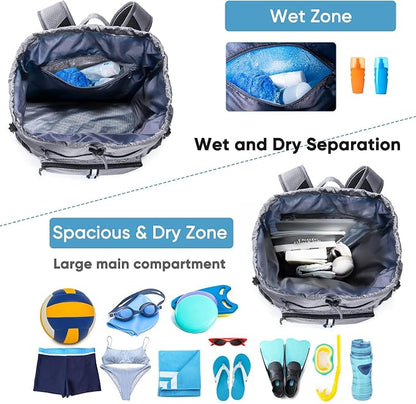 Large Beach Backpack Waterproof Sandproof - Image 2