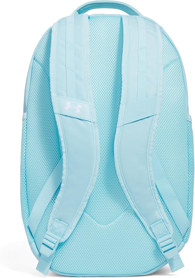 Under Armour Hustle 6.0 Backpack, Stream/Metallic Cristal Gold, One Size - Image 2