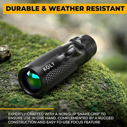 Koly BAK-4 Prism 10X25 Monocular Telescope, Compact Weather Resistant Scope - Image 3