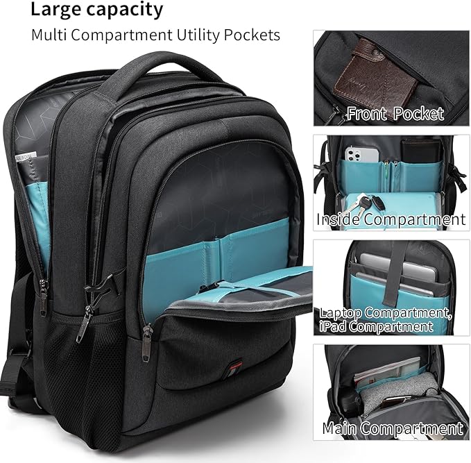 DUSLANG 17 Inch Laptop Backpack - Image 7