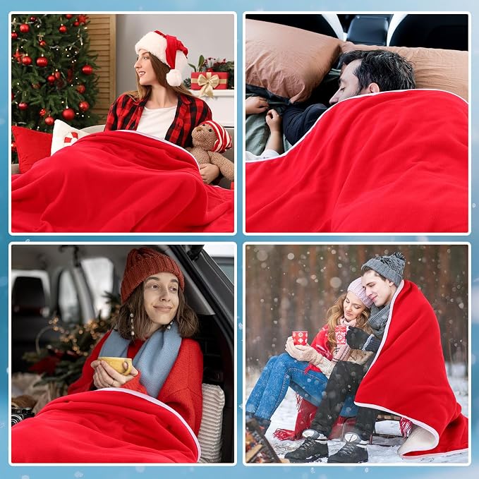 Riakrum 12V Car Heated Blanket for Cold - Image 6