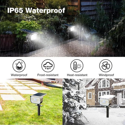 nipify 6 Pack Solar Lights Outdoor Waterproof, Motion Sensor Spot Lights 3 - Image 5