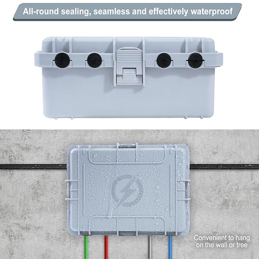 Large Outdoor Electrical Box Waterproof, IP54 Extension Cord Cover Weatherproof - Image 5