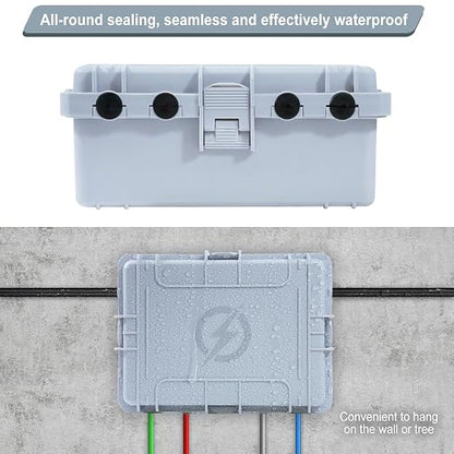 Large Outdoor Electrical Box Waterproof, IP54 Extension Cord Cover Weatherproof - Image 5