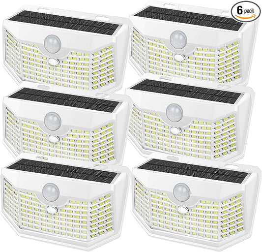 HMCITY 120 LED Solar Lights Outdoor by LightingUpYourLife