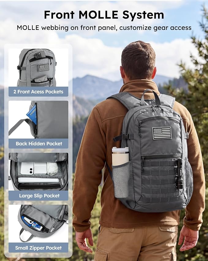 Small 20L Foldable Hiking Daypack - Image 3