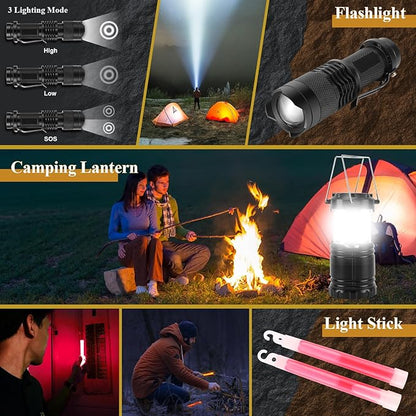Abpir318 PCS Emergency Survival Kit, Survival Gear and Equipment First Aid Kit - Image 3