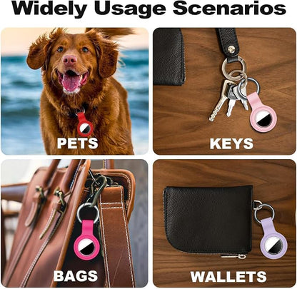 Linsaner Case for AirTag 2nd Gen & 1st Gen, Silicone Holder Keychain Key Ring - Image 6