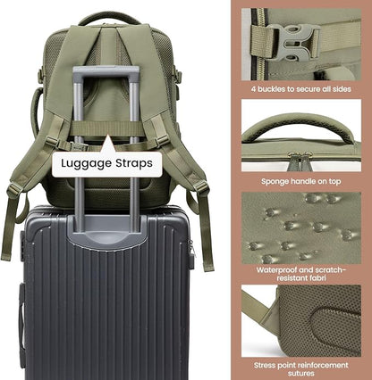 LOVEVOOK Travel Backpack for Women, 40L Carry On Backpack - Image 7
