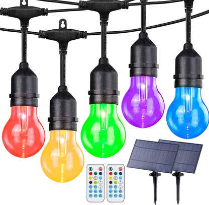 96FT Solar Outdoor String Lights by IPStank