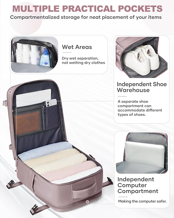 coowoz Travel Backpack Carry On - Image 4