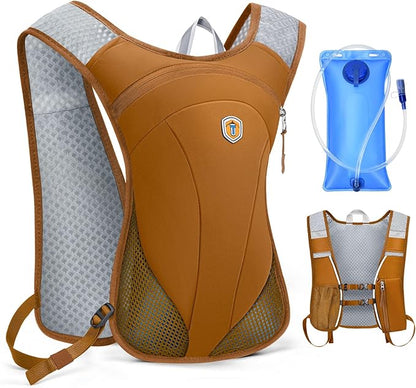 Hydration Backpack with 2L Water Bladder Bag, Lightweight and Breathable by MIAOJIE