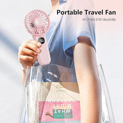 Portable Fan, 5-Speed 180° Foldable USB Fan, Cooling Face Fan - Image 6