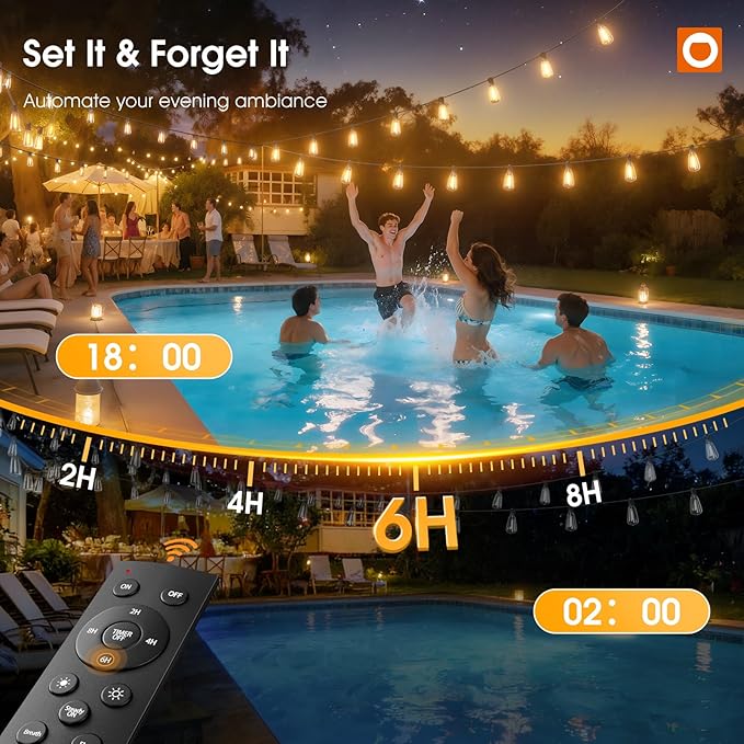 addlon 200FT Outdoor String Lights - Image 6