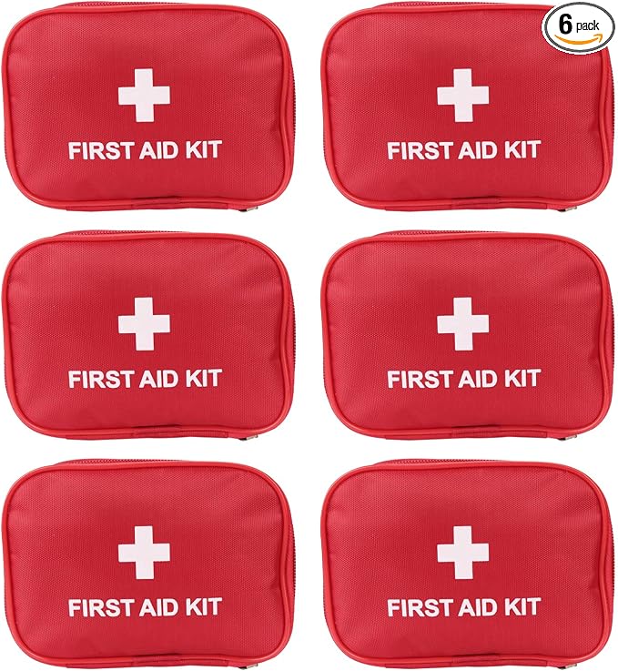 AOUTACC 6 Pack Empty First Aid Kit Bag, Lightweight Empty First Aid Bag by AOUTACC