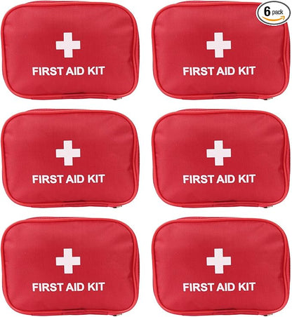 AOUTACC 6 Pack Empty First Aid Kit Bag, Lightweight Empty First Aid Bag by AOUTACC