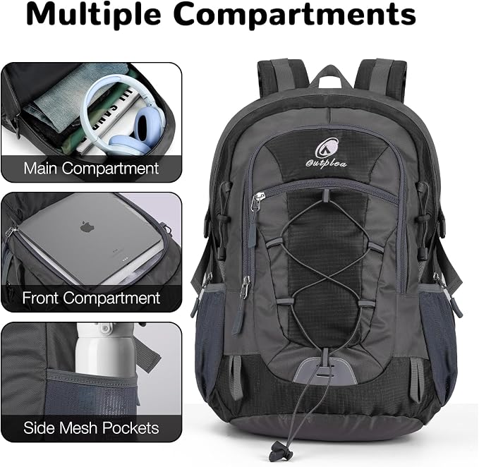 25L Small Hiking Backpack with Chest Strap - Image 5