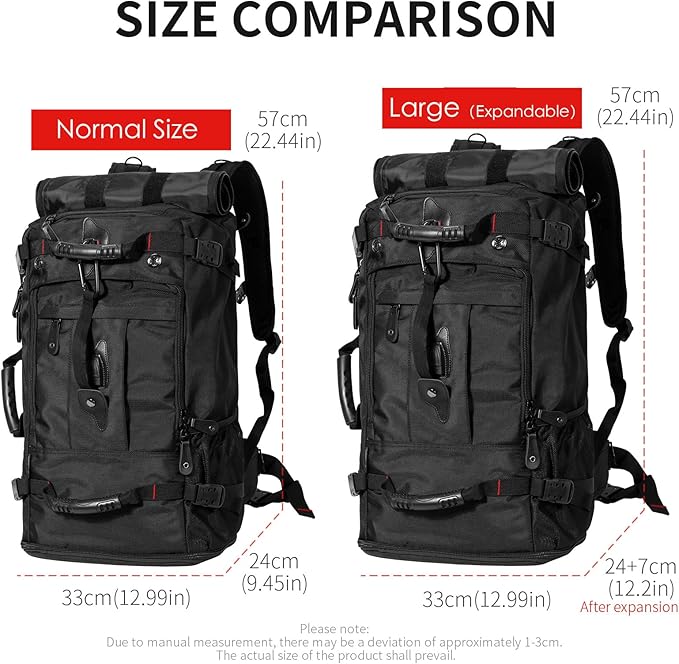 YOUMIAN Large Capacity For Travel Hiking Sports Carry On Backpack Durable - Image 4