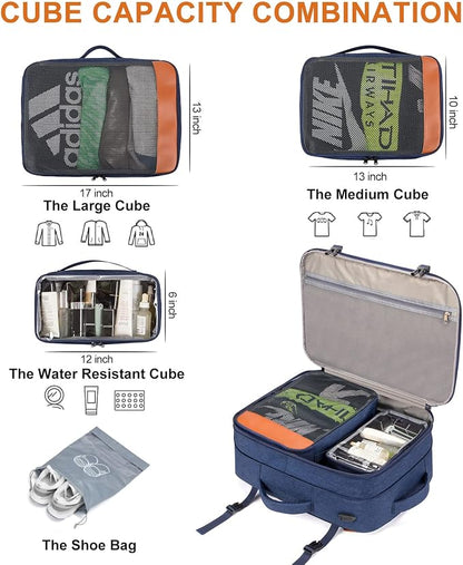 Lumesner Carry on Travel Backpacks, Extra Large 40L Flight Approved Bag - Image 4