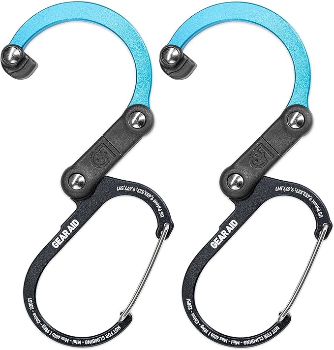 GEAR AID HEROCLIP Carabiner Gear Clip and Hook, by GEARAID
