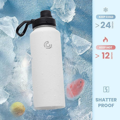 Sports Water Bottle 32oz, Insulated Water Bottle - Image 4