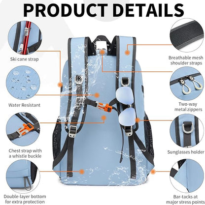35L Lightweight Packable Backpack – Durable Foldable Daypack - Image 3
