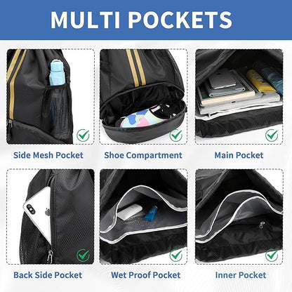 JELUTAR Drawstring Backpack Gym Bag - Image 8