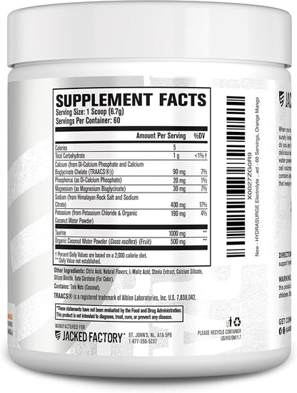 Jacked Factory HYDRASURGE Electrolyte Powder - Image 8
