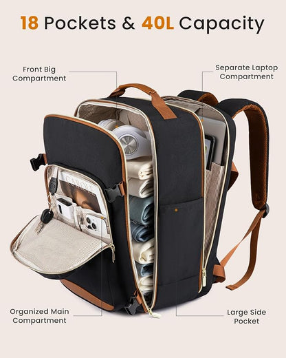 LOVEVOOK 40L Large Travel Backpack - Image 3