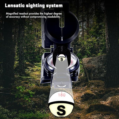 Eyeskey Multifunctional Military Sighting Navigation Compass Impact Resistant & - Image 4