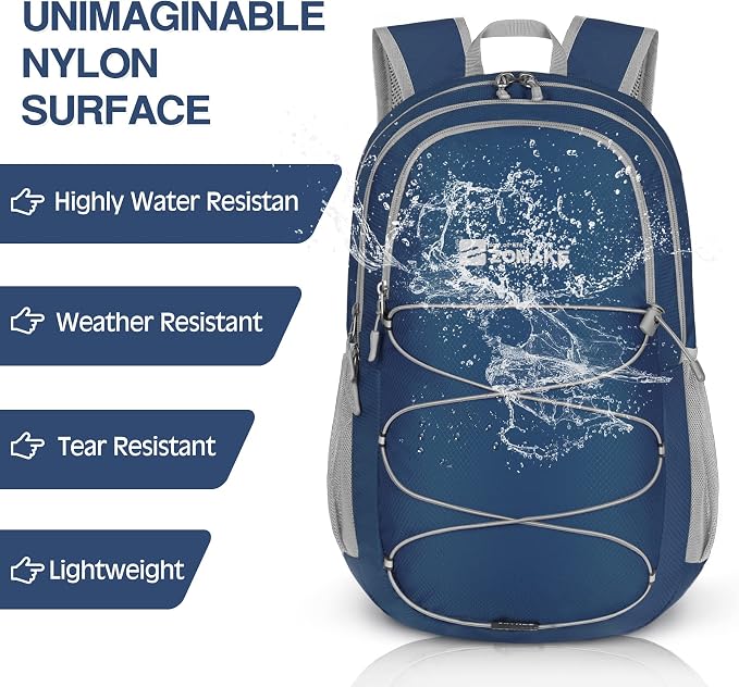 ZOMAKE Lightweight Packable Backpack 28L, Foldable Backpacks Water Resistant - Image 5