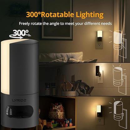 Lyridz Plug-in LED Rotatable Night Light - Image 2