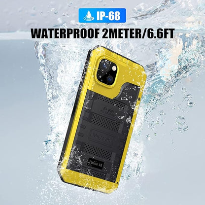 Mitywah Waterproof Case for iPhone 13, Heavy Duty Military Grade Drop - Image 4