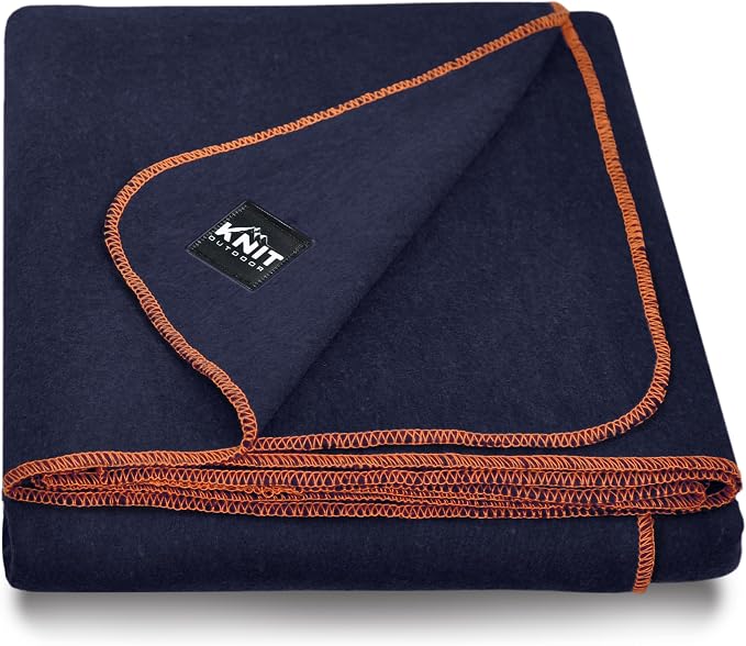 Large Military Wool Blanket by Unknown