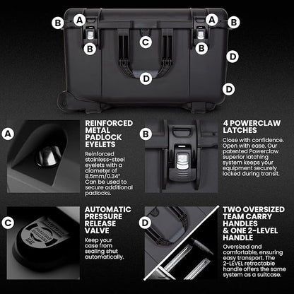 NANUK Trail 80 – 79L Waterproof Storage Box – Wheeled & Modular Cargo Case - Image 3
