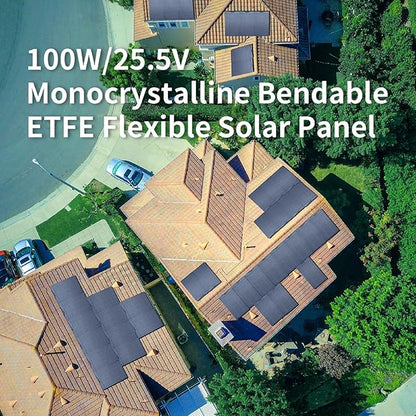 ALLPOWERS SF100 100W Flexible Solar Panel Ultra Thin 3mm Bendable - Image 9
