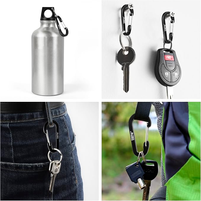EOTW Paracord Keychain for Men Women Paracord Carabiner Backpack Keychain - Image 6