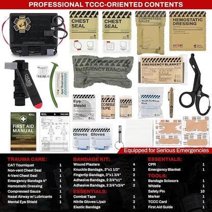 RHINO RESCUE Car Tactical IFAK Trauma Kit - Image 7