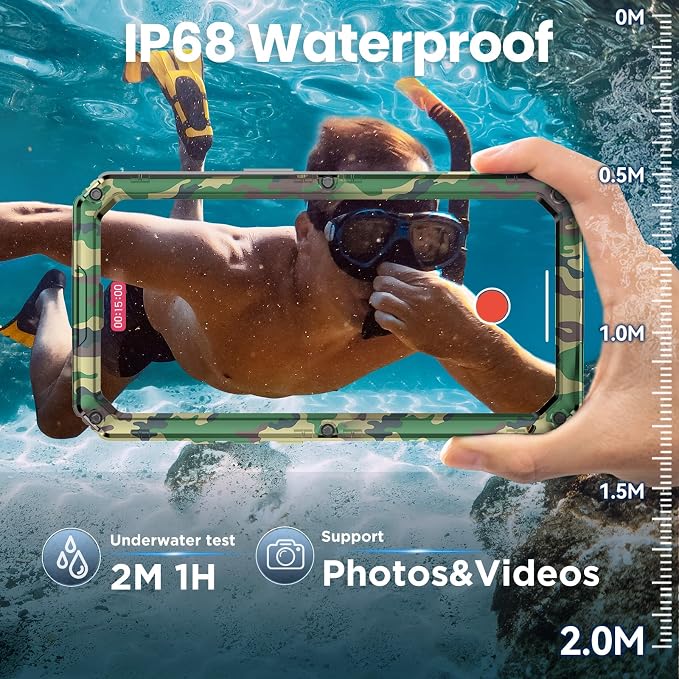 Mitywah Waterproof Case for iPhone 17, Rugged Metal Case - Image 3