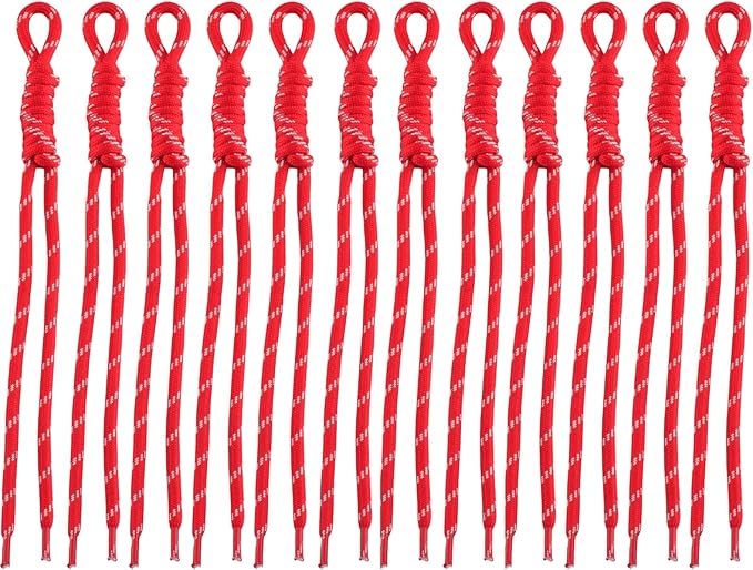 Paracord Keychain Paracord Bag Charm 12pcs Braided Nylon Rope Keychain Cord by Cmidy