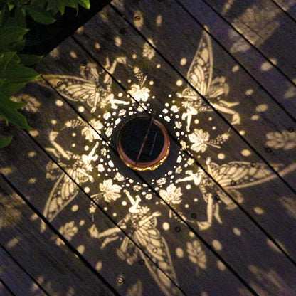 Solar Fairy Lanterns Outdoor Hanging Maple Leaf Decor Lantern, Waterproof - Image 3