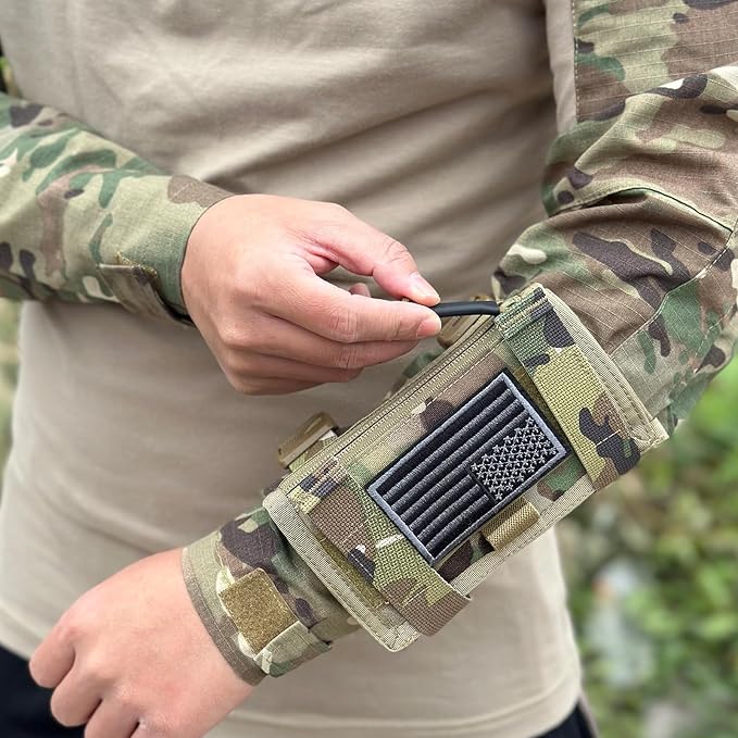 Tactical Arm Sleeve Map Pouch Case Documets Holder Wrist Case Wrist Map Holder - Image 7