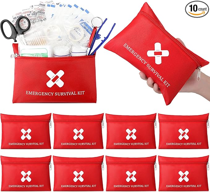 Geiserailie 10 Pack Mini First Aid Kit by Geiserailie