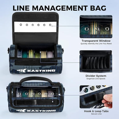 KastKing BaitSpace Line Management Bag, Fishing Line Storage Bag - Image 2