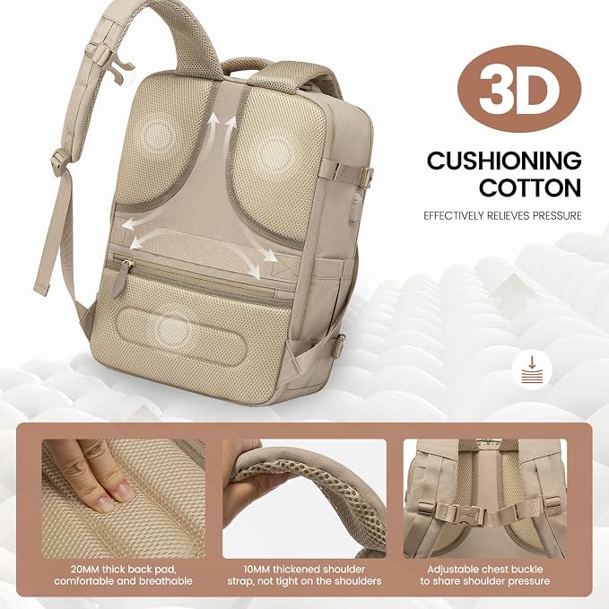LOVEVOOK Travel Backpack for Women Men, 40L Carry On Backpack - Image 7