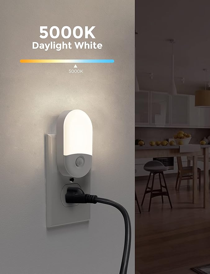 L LOHAS LED Motion Sensor Night Light Plug in, Motion Activated Night Light - Image 2