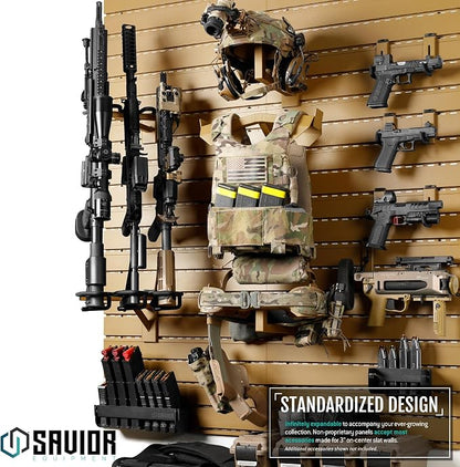 Savior Equipment Wall Rack System Tactical Helmet Attachment Gear Wall Mount - Image 5